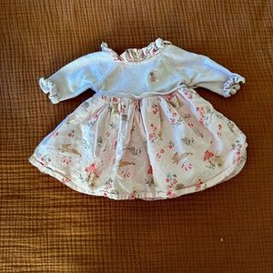 Cute bunny dress for baby 0-3 months